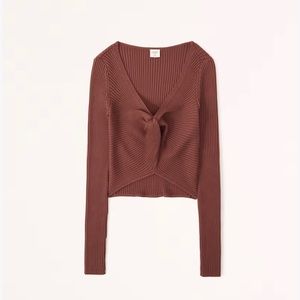 NWOT Twist-Front Sweater Top